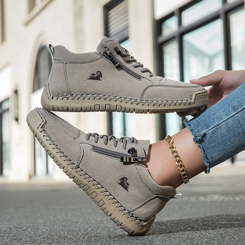 kožené boty